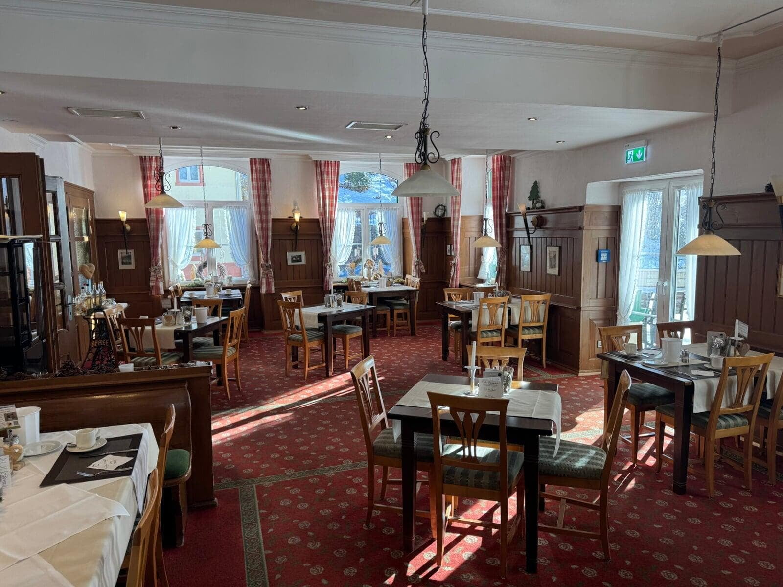 Innenraum Naturparkhotel Grüner Baum